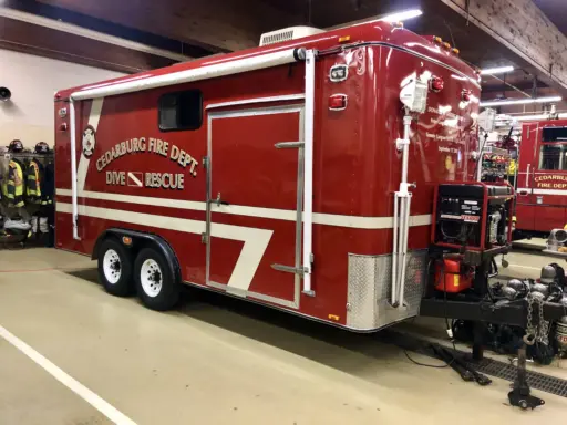 Cedarburg Fire Department Dive Trailer