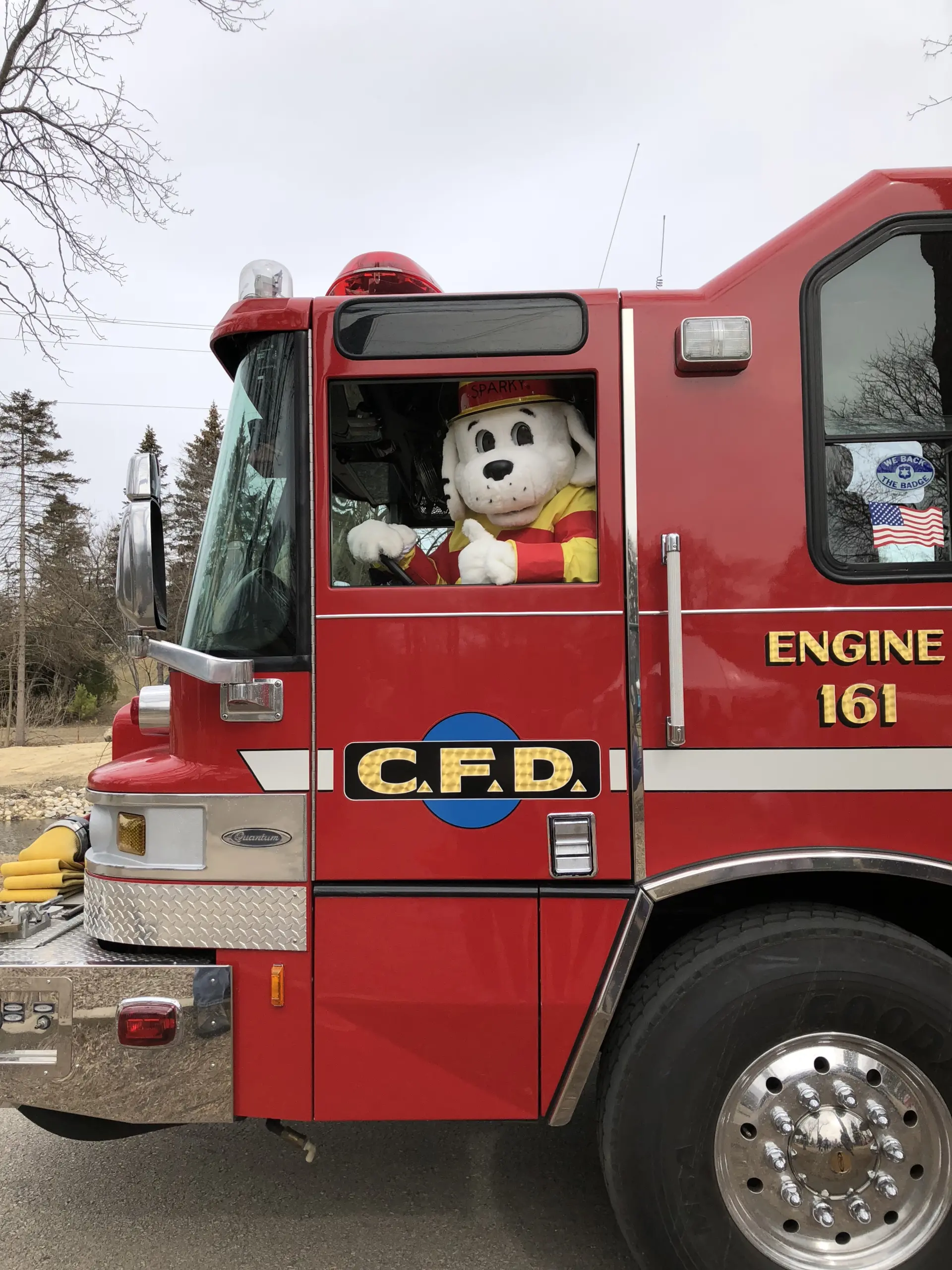 Sparky driving Engine 161